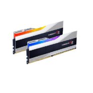 رم دسکتاپ DDR5 دو کاناله 6000 مگاهرتز CL36 جی اسکیل مدل Trident Z5 RGB Silver ظرفیت 32 گیگابایت